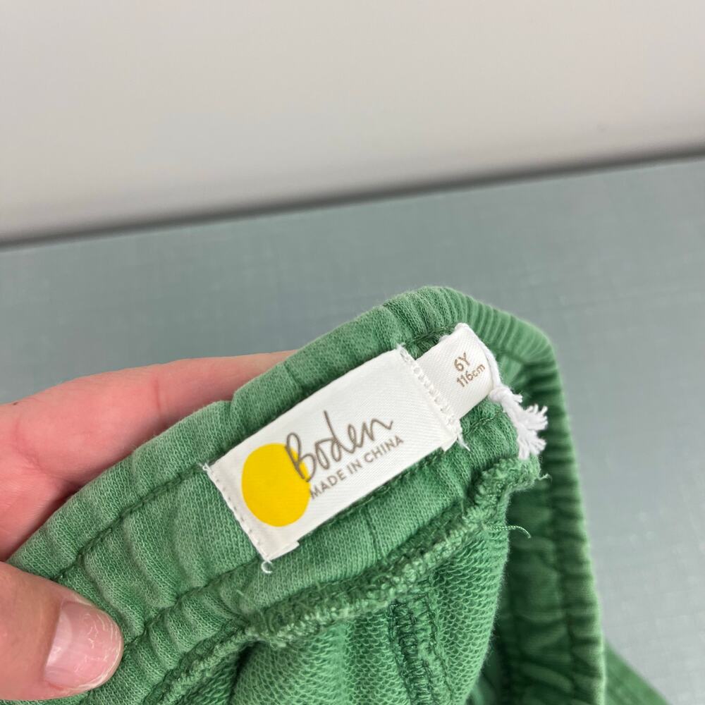 Mini Boden Garment Dye Sweatshorts 6 NWOT - Picture 3 of 6